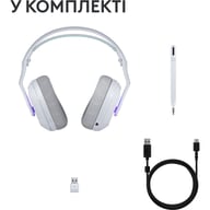 Навушники Logitech G522 Lightspeed Wireless Gaming Headset White (981-001550) - фото 3