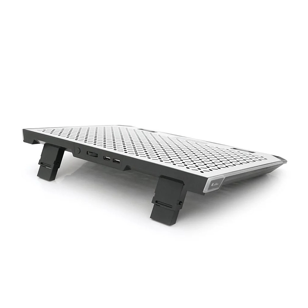 Підставка до ноутбука IceCoorel 10-15.6", 6*80mm 1800 RPM, 2*USB, 366x256x23mm, RGB (A17) - фото 2 Підставка до ноутбука IceCoorel 10-15.6", 6*80mm 1800 RPM, 2*USB, 366x256x23mm, RGB (A17) - фото 2