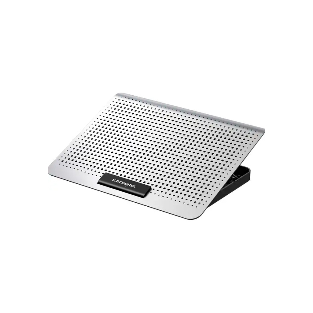 Підставка до ноутбука IceCoorel 10-15.6", 6*60mm 580 RPM, 2*USB, 350x225x26mm, Silver (A19) - фото 1 Підставка до ноутбука IceCoorel 10-15.6", 6*60mm 580 RPM, 2*USB, 350x225x26mm, Silver (A19) - фото 1