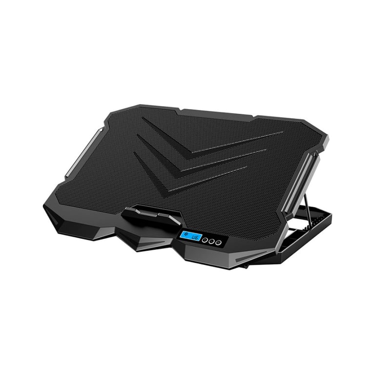 Підставка до ноутбука IceCoorel 10-17", 2*125mm + 2*70mm 2600 RPM, 385x280x28mm, Black (K22) - фото 2