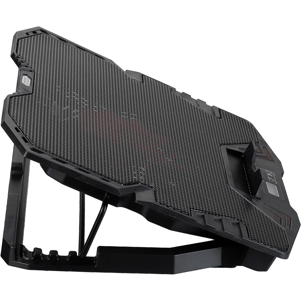 Підставка до ноутбука IceCoorel 10-15", 1*125mm 1400 RPM + 4*70mm 2500 RPM, 2*USB, 365x297x30mm, Blue (K5Bl) - фото 2 Підставка до ноутбука IceCoorel 10-15", 1*125mm 1400 RPM + 4*70mm 2500 RPM, 2*USB, 365x297x30mm, Blue (K5Bl) - фото 2