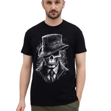 Футболка Sol's Imperial Gentlemen's skull насичений чорний L (11500309/395L) - фото 1