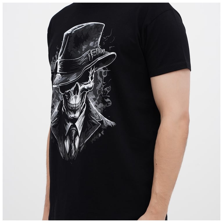 Футболка Sol's Imperial Gentlemen's skull насичений чорний L (11500309/395L) - фото 3