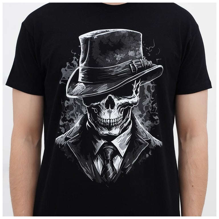 Футболка Sol's Imperial Gentlemen's skull насичений чорний L (11500309/395L) - фото 4