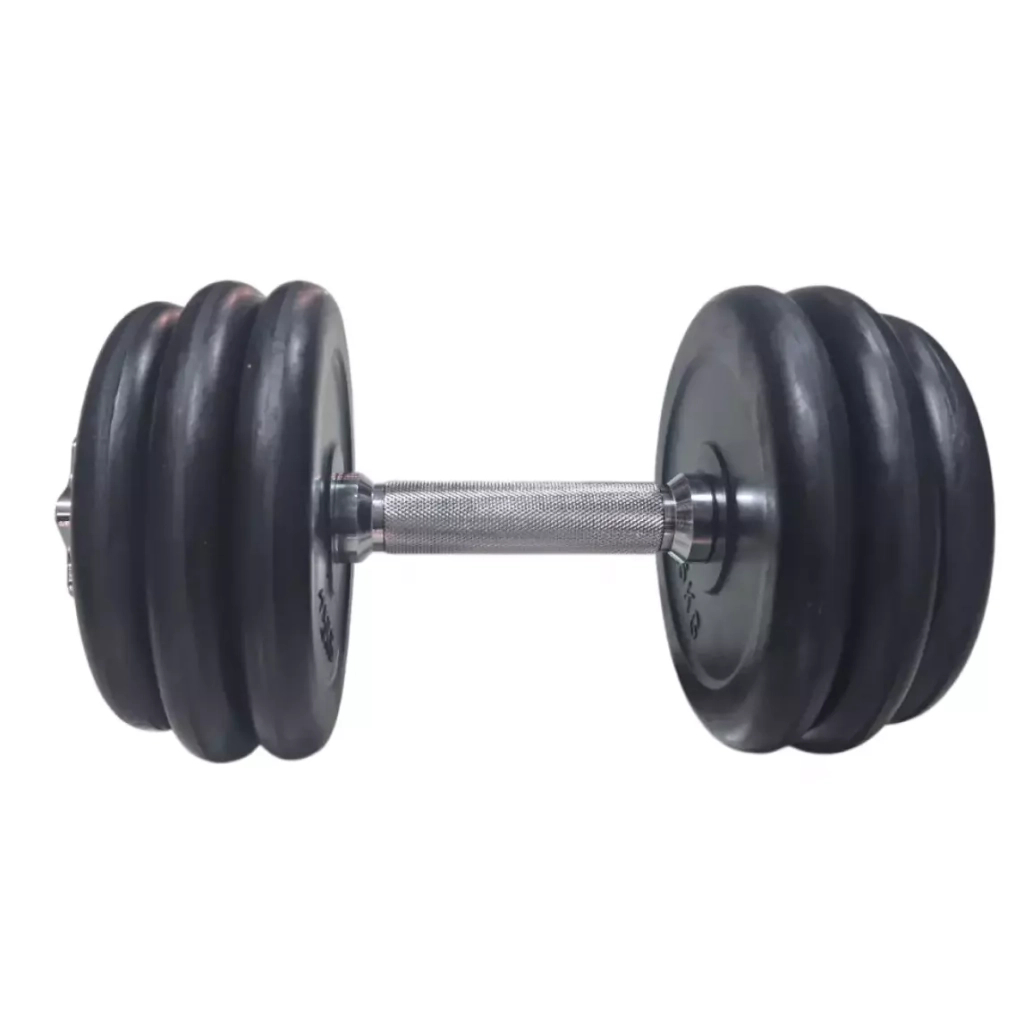 Гантель HSF з гумовим покриттям MD2502 - 15 кг (К00024979) Гантель HSF з гумовим покриттям MD2502 - 15 кг (К00024979)