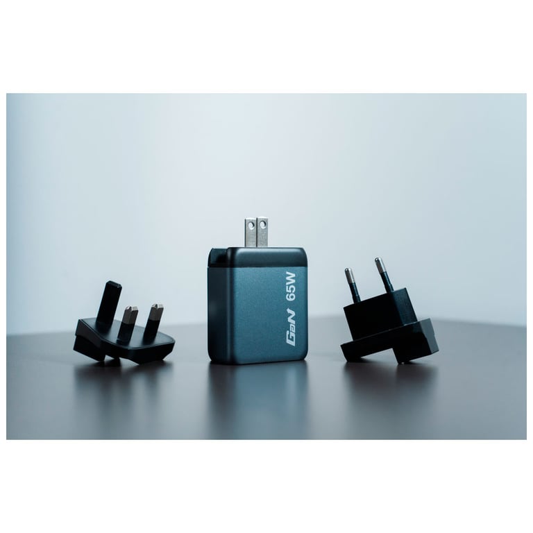 Зарядний пристрій Verbatim GaN 65 W 3 ports (2xUSB-C-65 W /USB-A -3.0) (32201) - фото 4