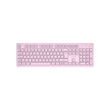 Клавіатура Canyon HKB-W01 Silent Wireless UA Pink (CNS-HKBW01P) - фото 1