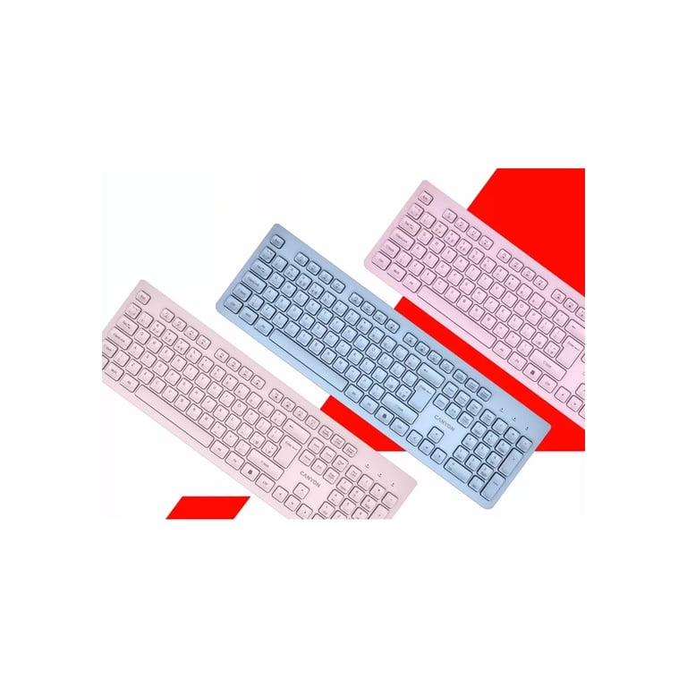 Клавіатура Canyon HKB-W01 Silent Wireless UA Pink (CNS-HKBW01P) - фото 5