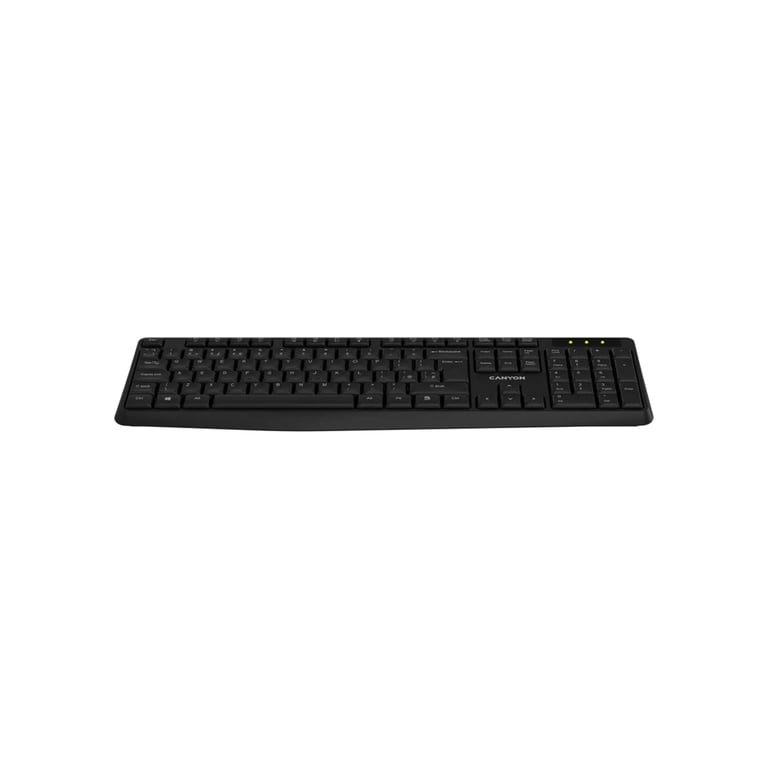 Клавіатура Canyon KB-W01 Water resistant Wireless UA Black (CNE-CKEYW01) - фото 3