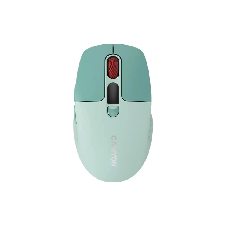 Мишка Canyon MW-26 LCD Silent Wireless/Bluetooth Green (CNS-CMSW26GR) - фото 1
