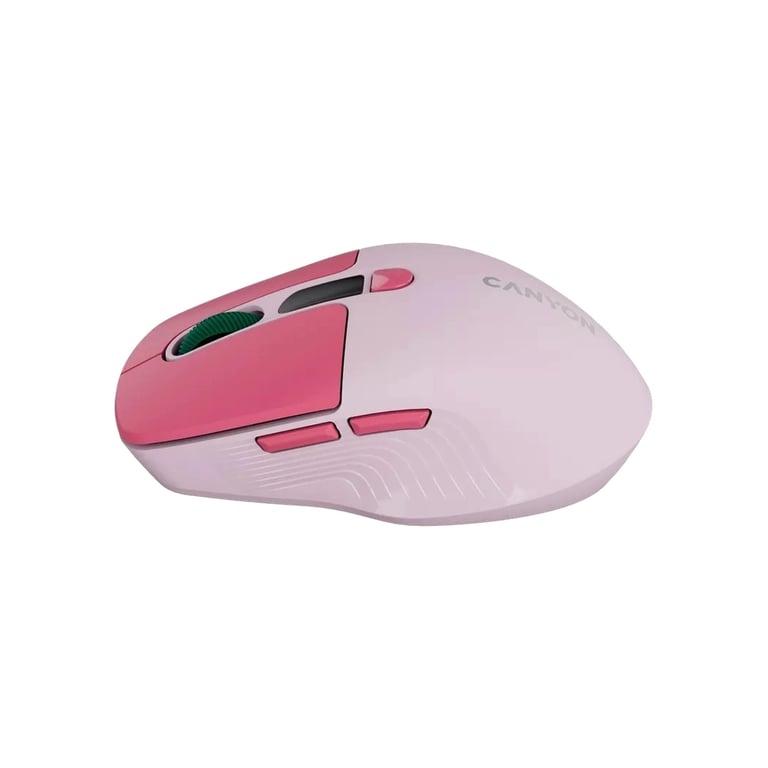 Мишка Canyon MW-26 LCD Silent Wireless/Bluetooth Pink (CNS-CMSW26P) - фото 3