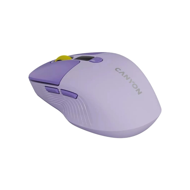 Мишка Canyon MW-26 LCD Silent Wireless/Bluetooth Violet (CNS-CMSW26V) - фото 4