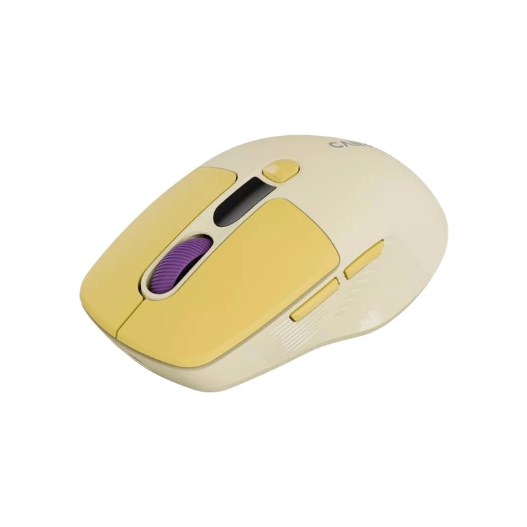 Мишка Canyon MW-26 LCD Silent Wireless/Bluetooth Yellow (CNS-CMSW26Y) - фото 2