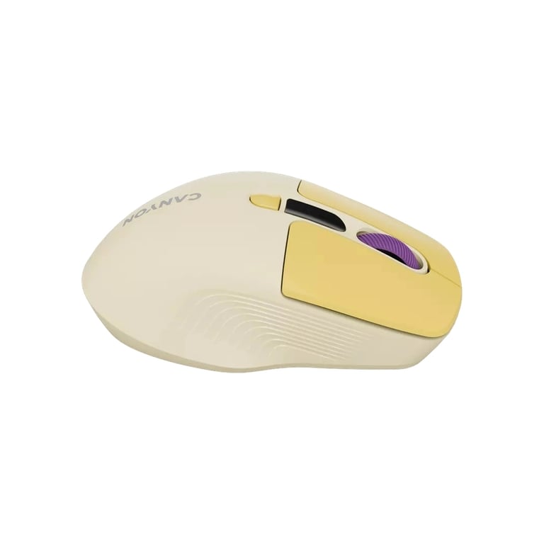 Мишка Canyon MW-26 LCD Silent Wireless/Bluetooth Yellow (CNS-CMSW26Y) - фото 5
