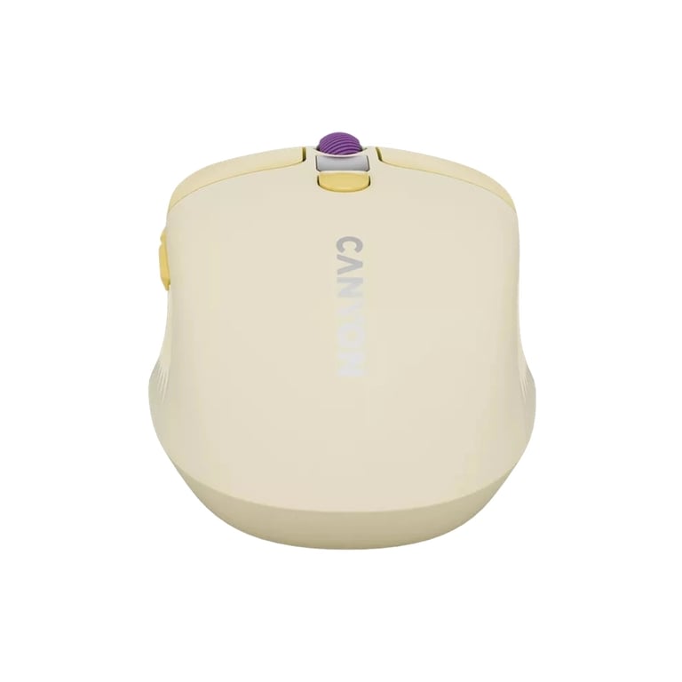 Мишка Canyon MW-26 LCD Silent Wireless/Bluetooth Yellow (CNS-CMSW26Y) - фото 8