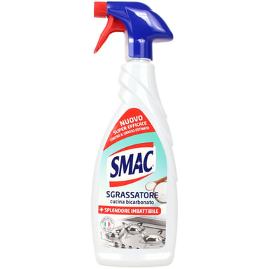 Спрей для чищення кухні Smac Sgrassatore Cucina Bicarbonato Універсальний знежирювач 650 мл (8003650026545) - фото 1