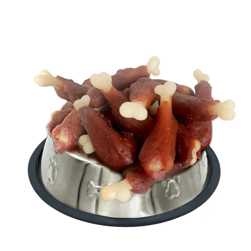 Ласощі для собак Lucky Star М%27яка качина гомілка з кальцієвою кісткою 7 см 200 г (4820144304774) Ласощі для собак Lucky Star М%27яка качина гомілка з кальцієвою кісткою 7 см 200 г (4820144304774)