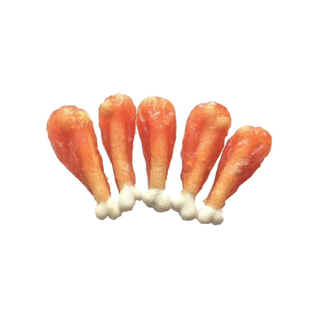 Ласощі для собак Lucky Star М%27яка куряча гомілка з кальцієвою кісткою 7 см 500 г (4820144201202) Ласощі для собак Lucky Star М%27яка куряча гомілка з кальцієвою кісткою 7 см 500 г (4820144201202)