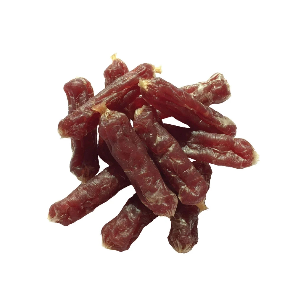 Ласощі для собак Lucky Star М'які качині ковбаски ≈4 см 500 г (4820112458096) - фото 1 Ласощі для собак Lucky Star М'які качині ковбаски ≈4 см 500 г (4820112458096) - фото 1