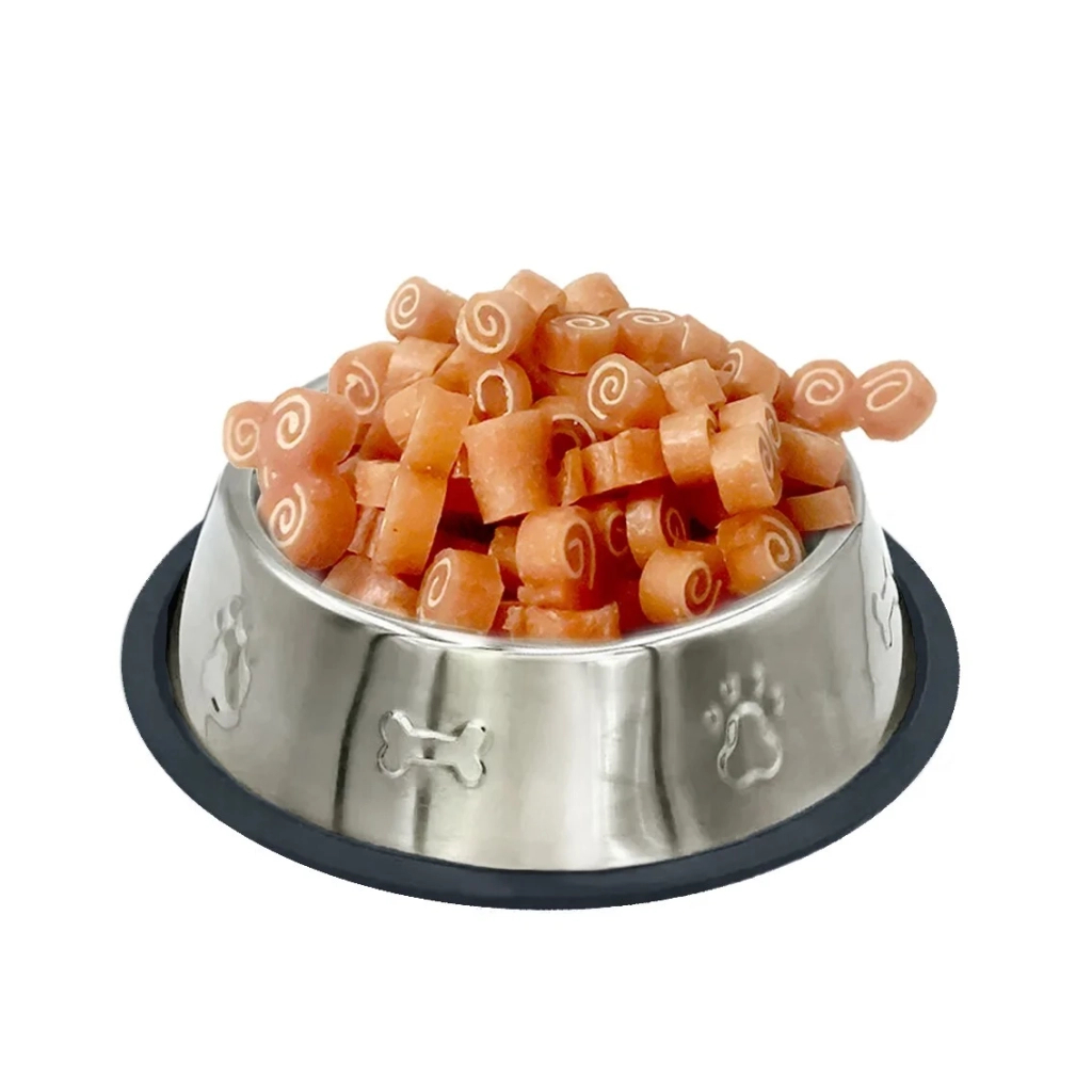 Ласощі для собак Lucky Star Міні-роли з м%27яким м%27ясом курки та тріски 1-2 см 85 г (4820111434176)