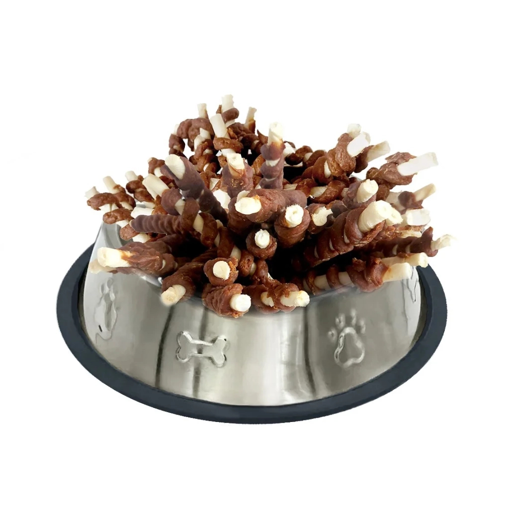 Ласощі для собак Lucky Star Качине в'ялене м'ясо на великій кальцінованій паличці 13 см 200 г (4820144301254) - фото 1 Ласощі для собак Lucky Star Качине в'ялене м'ясо на великій кальцінованій паличці 13 см 200 г (4820144301254) - фото 1