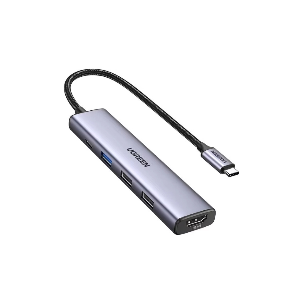 Порт-реплікатор UGREEN CM478 USB Type-C HDMI, USB/3.0, Type-C for charging PD/100W (15495) Порт-реплікатор UGREEN CM478 USB Type-C HDMI, USB/3.0, Type-C for charging PD/100W (15495)
