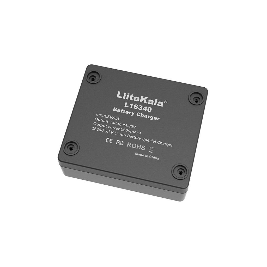 Зарядний пристрій для акумуляторів Liitokala 4 Slots, Li-ion, 16340, CR123A (Lii-L16340) - фото 5 Зарядний пристрій для акумуляторів Liitokala 4 Slots, Li-ion, 16340, CR123A (Lii-L16340) - фото 5