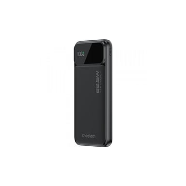 Батарея універсальна Choetech 10000mAh 22.5W, PD, QC/3.0, USB-A, USB-C, Black (B728-CCBK) - фото 1