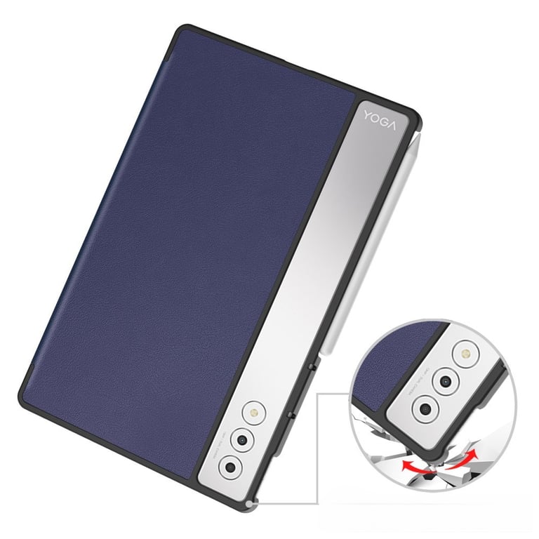 Чохол до планшета BeCover Smart Case Lenovo Yoga Tab Plus 12.7" Deep Blue (713430) - фото 4
