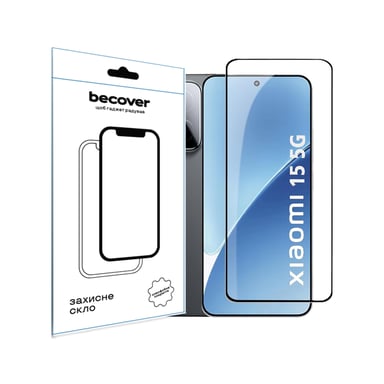 Скло захисне BeCover Xiaomi 15 5G Black (713419) - фото 1