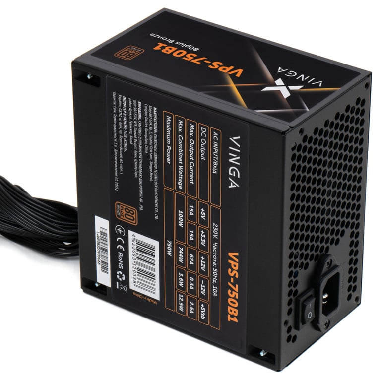 Блок живлення Vinga 750W (VPS-750B1) - фото 4