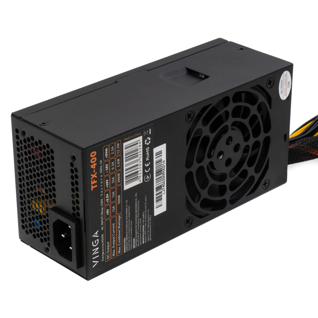 Блок живлення Vinga 400W ОЕМ (TFX-400) Блок живлення Vinga 400W ОЕМ (TFX-400)
