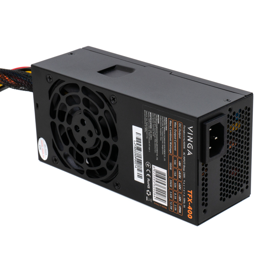 Блок живлення Vinga 400W ОЕМ (TFX-400) - фото 2 Блок живлення Vinga 400W ОЕМ (TFX-400) - фото 2