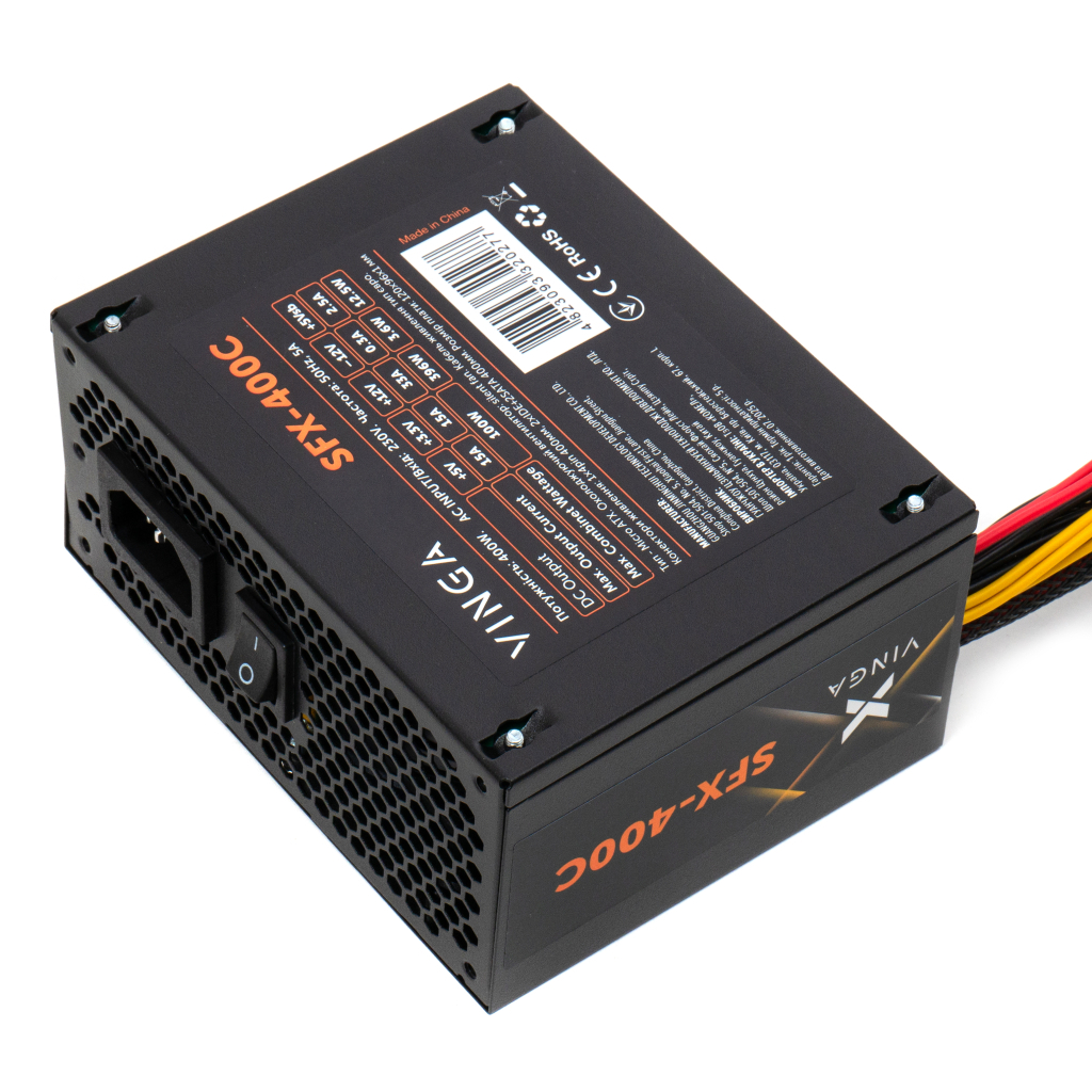 Блок живлення Vinga 400W ОЕМ (SFX-400С) - фото 2 Блок живлення Vinga 400W ОЕМ (SFX-400С) - фото 2