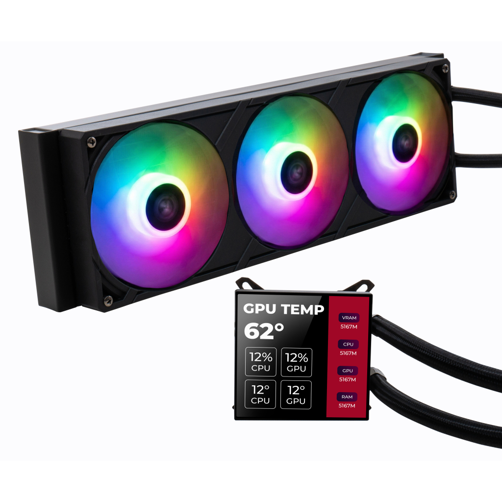 Система рідинного охолодження Vinga Storm Black Система рідинного охолодження Vinga Storm Black