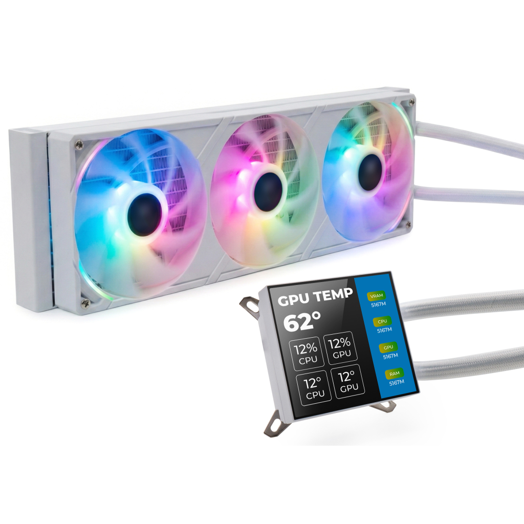 Система рідинного охолодження Vinga Storm White Система рідинного охолодження Vinga Storm White