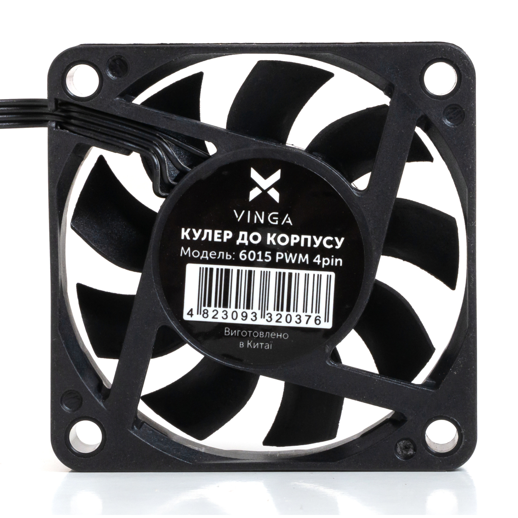 Кулер до корпусу Vinga 6015 PWM 4pin ОЕМ - фото 3 Кулер до корпусу Vinga 6015 PWM 4pin ОЕМ - фото 3