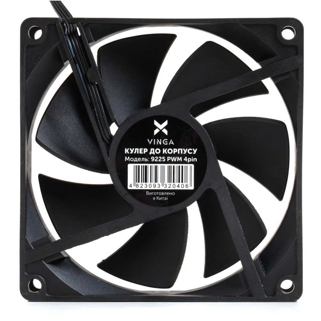 Кулер до корпусу Vinga 9225 PWM 4pin ОЕМ - фото 3 Кулер до корпусу Vinga 9225 PWM 4pin ОЕМ - фото 3