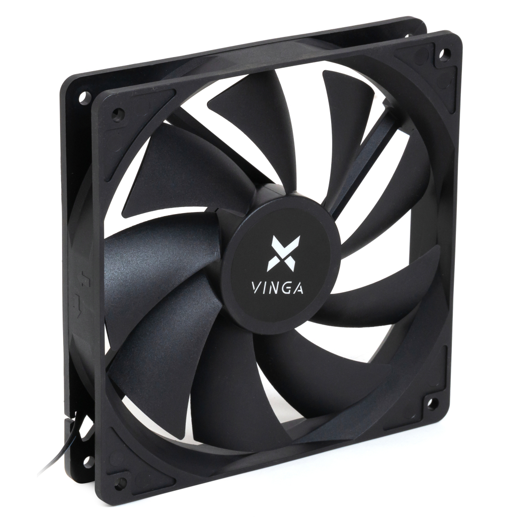 Кулер до корпусу Vinga 14025 PWM 4pin ОЕМ - фото 2 Кулер до корпусу Vinga 14025 PWM 4pin ОЕМ - фото 2