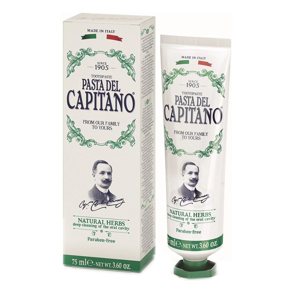 Зубна паста Pasta del Capitano Натуральні трави 75 мл (8002140137402) Зубна паста Pasta del Capitano Натуральні трави 75 мл (8002140137402)