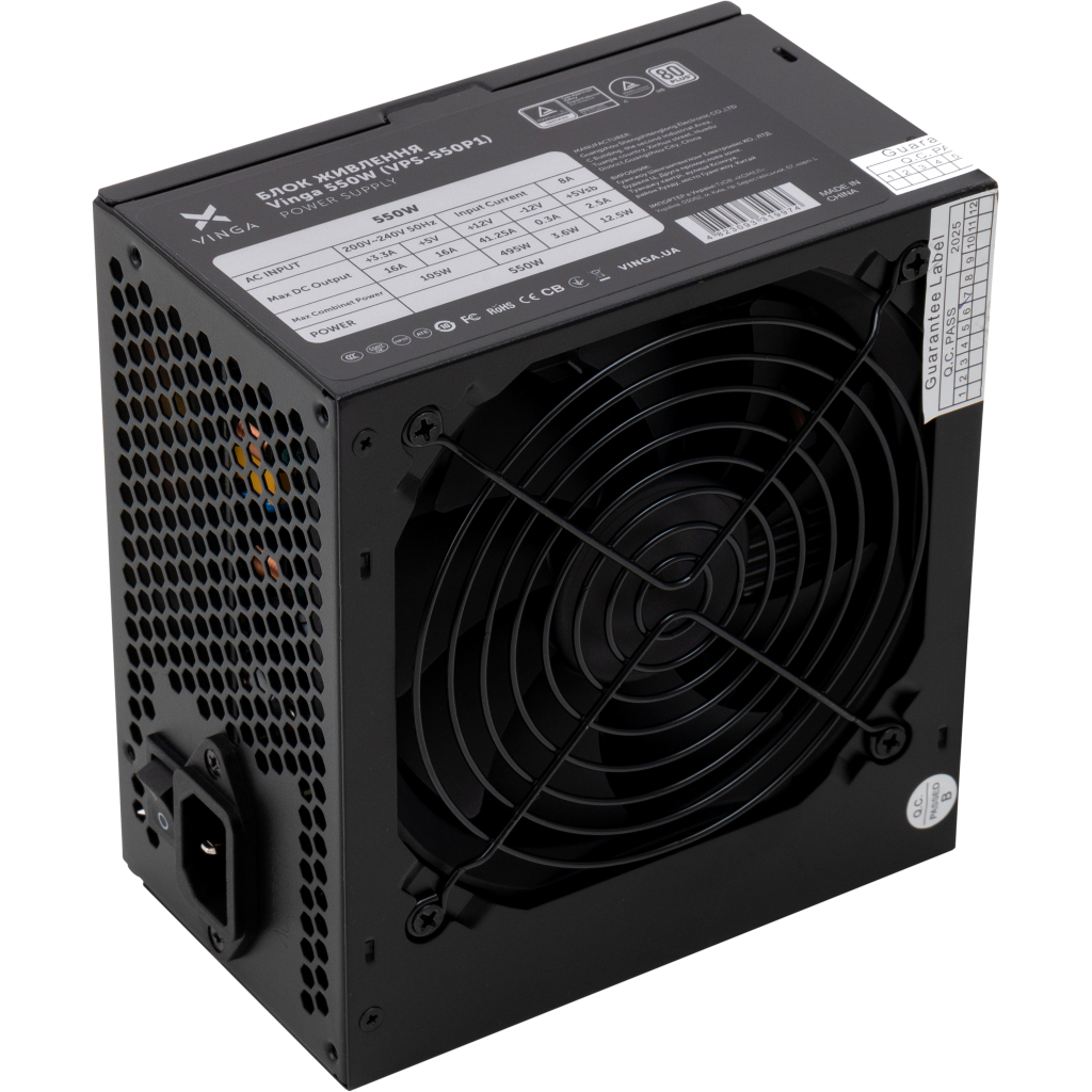 Блок живлення Vinga 550W (VPS-550P1) Блок живлення Vinga 550W (VPS-550P1)