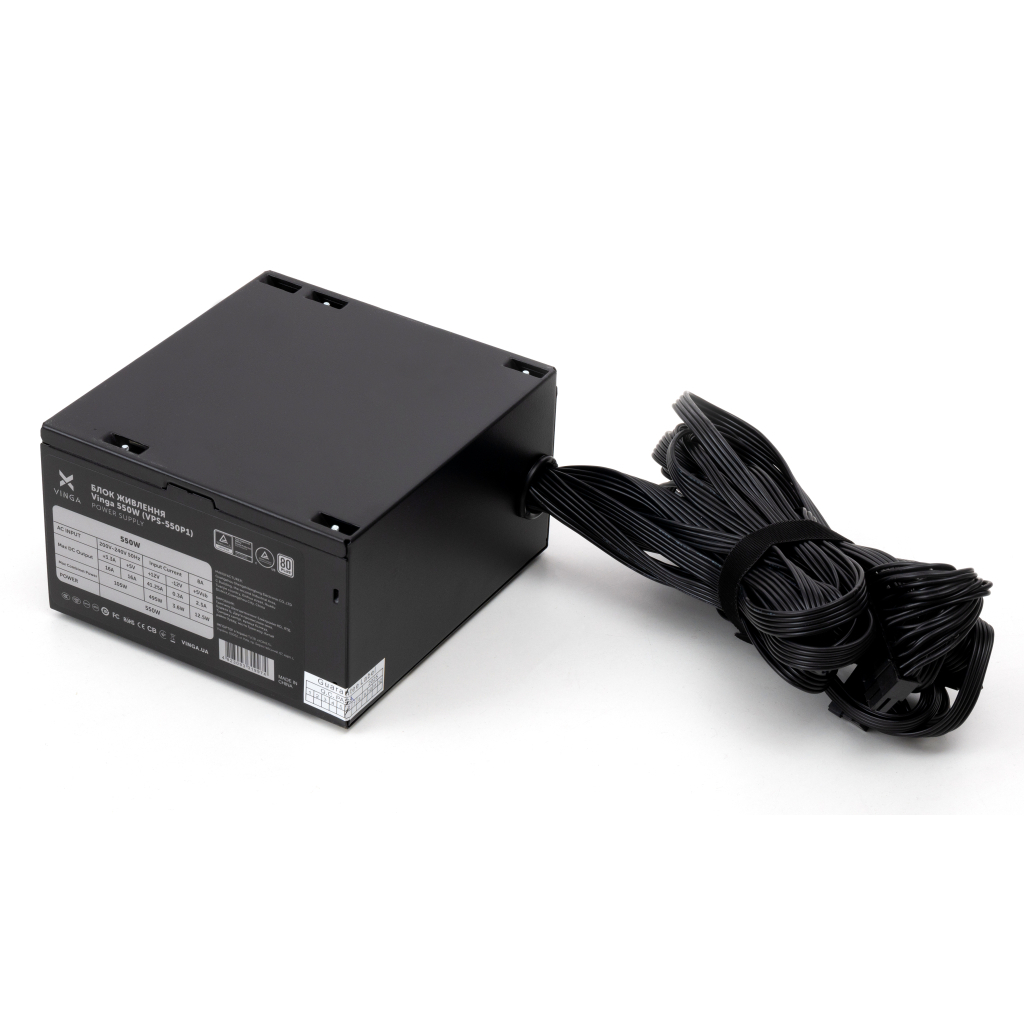 Блок живлення Vinga 550W (VPS-550P1) - фото 4 Блок живлення Vinga 550W (VPS-550P1) - фото 4