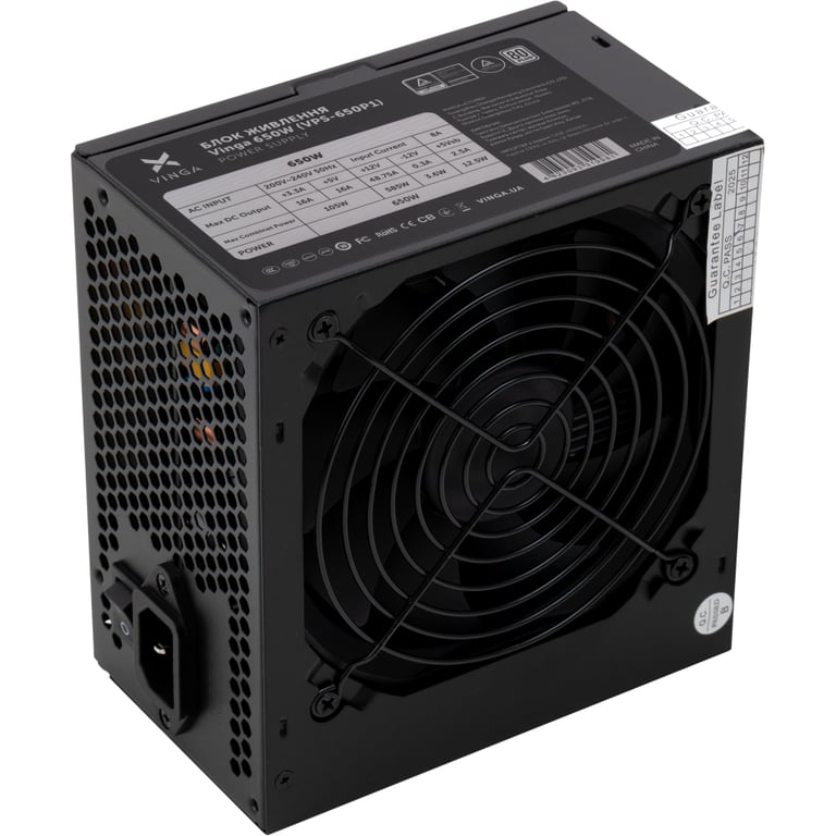 Блок живлення Vinga 650W (VPS-650P1) - фото 1