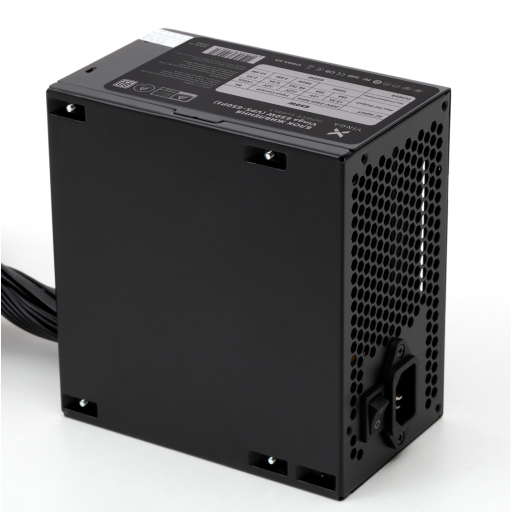 Блок живлення Vinga 650W (VPS-650P1) - фото 3 Блок живлення Vinga 650W (VPS-650P1) - фото 3