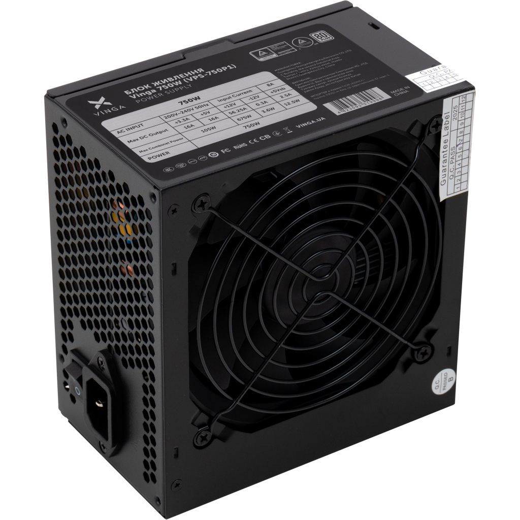 Блок живлення Vinga 750W (VPS-750P1) Блок живлення Vinga 750W (VPS-750P1)
