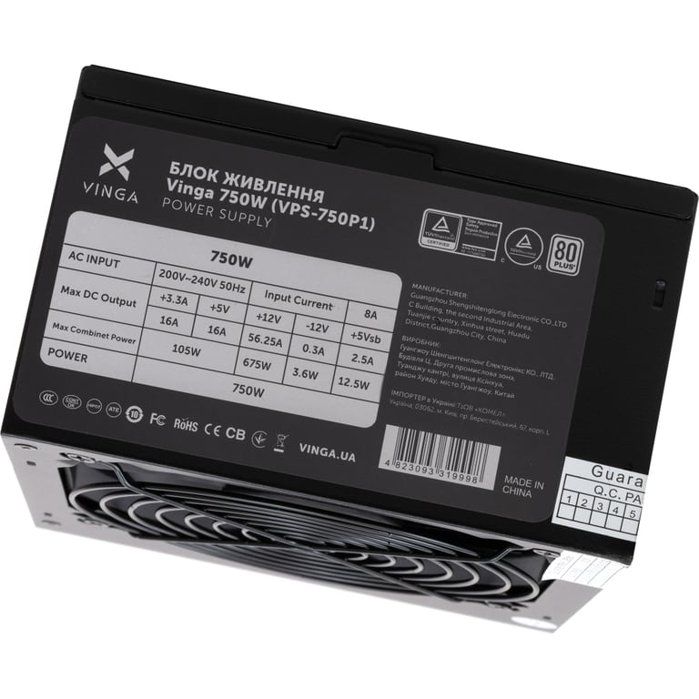 Блок живлення Vinga 750W (VPS-750P1) - фото 8