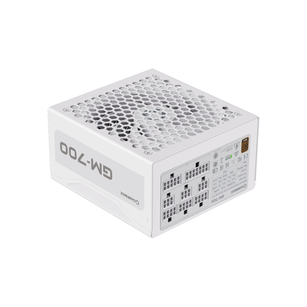 Блок живлення Gamemax 700W (GM-700 Modular white) - фото 6 Блок живлення Gamemax 700W (GM-700 Modular white) - фото 6