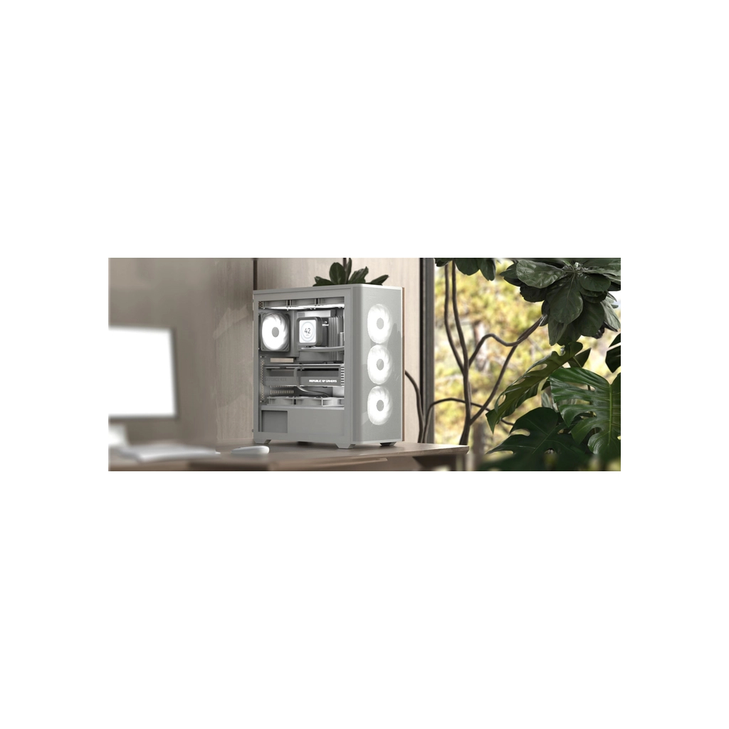 Корпус AeroCool D501A-G-WT-v2 White (ACCM-DS01043.21) - фото 8 Корпус AeroCool D501A-G-WT-v2 White (ACCM-DS01043.21) - фото 8