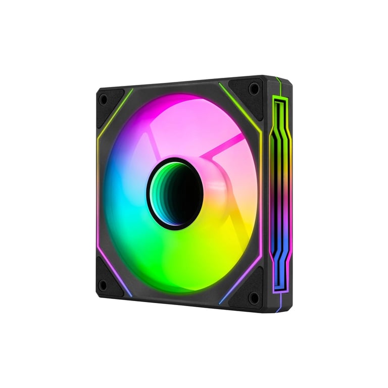 Кулер до корпусу AeroCool Phantom M-3 Reverse 12 PWM ARGB Black (ACF3-MR11227.11) - фото 2