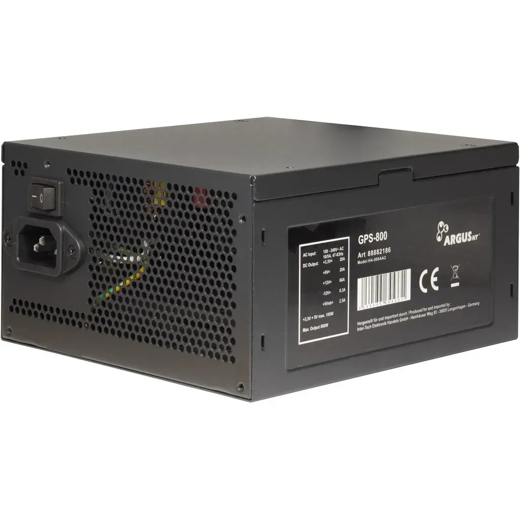 Блок живлення Inter-Tech 800W (GPS-800W) - фото 2 Блок живлення Inter-Tech 800W (GPS-800W) - фото 2